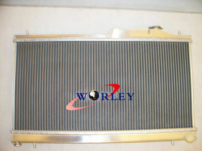 Aluminum Radiator & Fans for Subaru Impreza WRX STI 2.0L 2.5L Turbo (2008-2018)