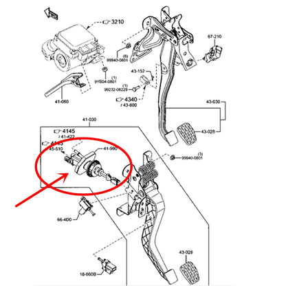 Clutch Master Cylinder Assembly for Ford Focus C-Max (2007–2019)
