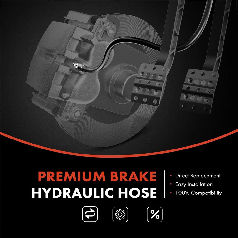 Front Brake Hydraulic Hose for Chrysler Sebring, Dodge Avenger, Jeep Compass (2007-2010)