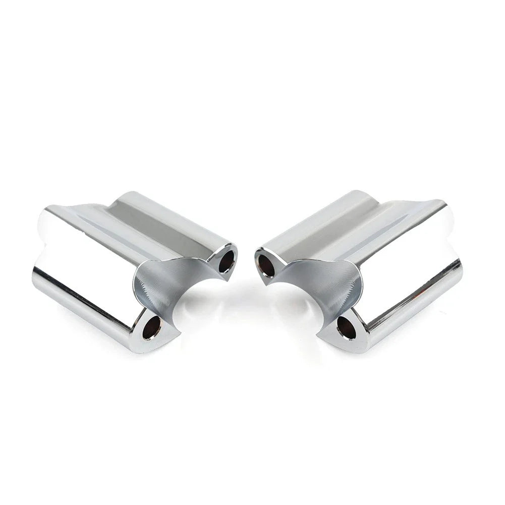 2" Handlebar Risers Mount Extension Chrome for Harley Sportster 48 XL1200X (2010-2023)