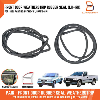 Weatherstrip Front Door Rubber Seal for Holden Rodeo Ute (88-02)