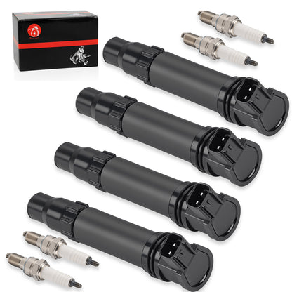 Set of 4 Ignition Coils for Honda CBR600RR (2007–2024) w/Iridium Spark Plug