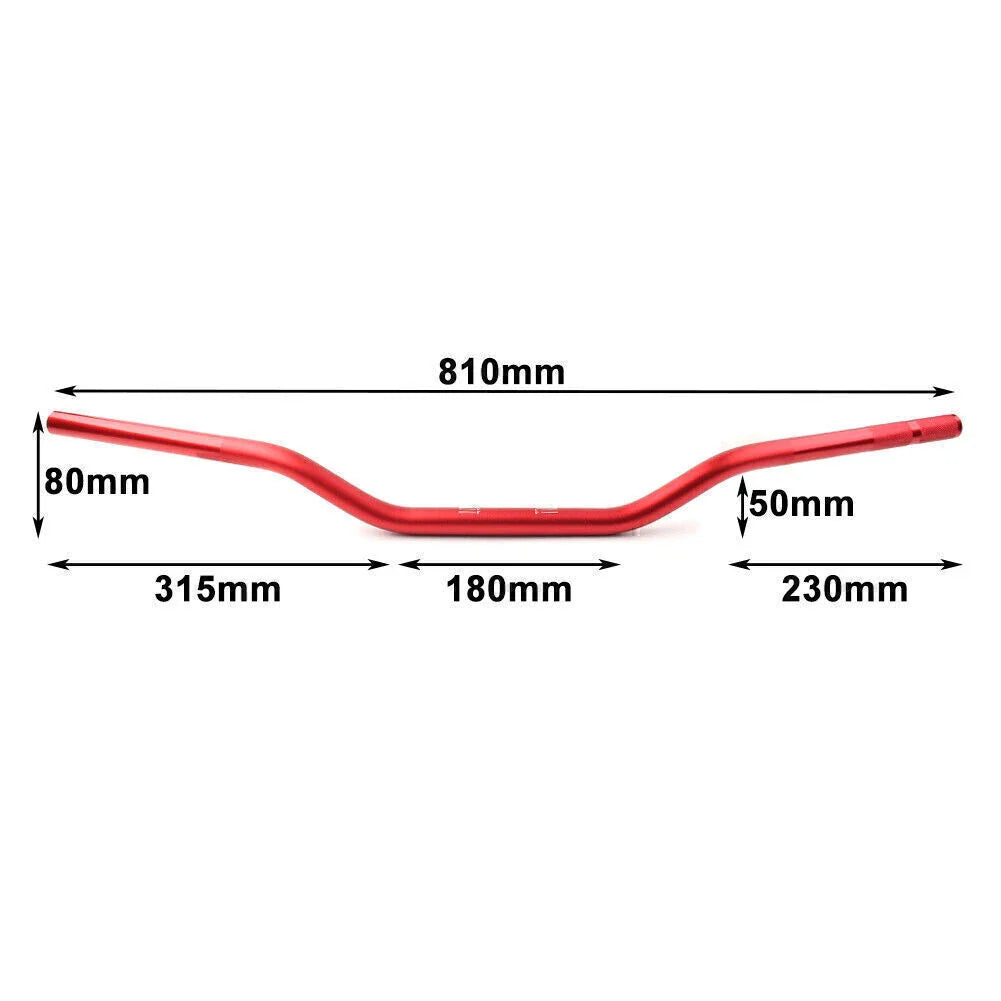 7/8" 22MM Black Handlebar for Dirt Pit Bike ATV Quad Motocross