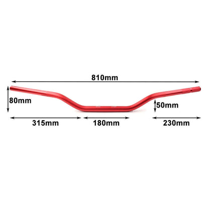 7/8" 22MM Black Handlebar for Dirt Pit Bike ATV Quad Motocross