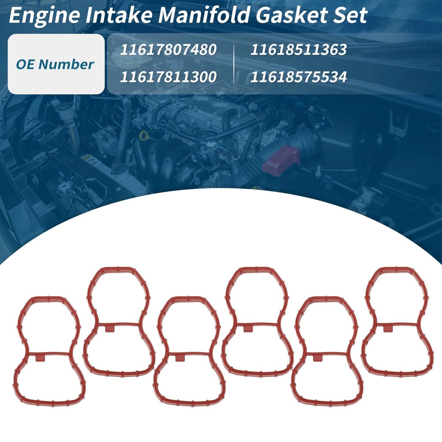 Intake Manifold Gasket w/ Intake Flap Delete Blank Plug for BMW (2000–2023)