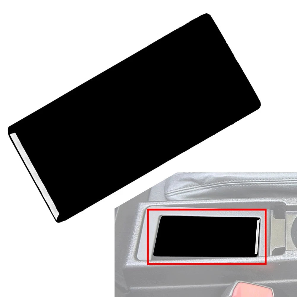 Black Gear Shift Panel Storage Box Cover Trim for BMW 3 Series E36 (1991–1999)