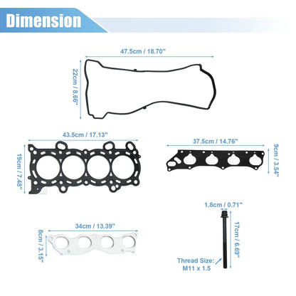 Engine Cylinder Head Gasket Set for Honda CR-V (2002-2006)
