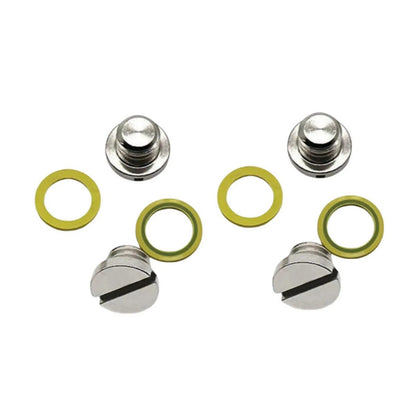 Set of 4 Lower Unit Drain Plug Gearcase Screws for Mercury