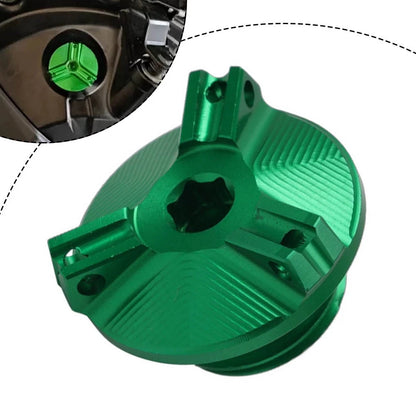 Engine Oil Cap Bolt Screw Filler Cover for Kawasaki Z400/650/800/900/Z1000