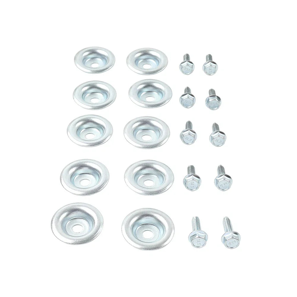 10 Pcs Skid Plate Washers Bolts for Polaris RZR 1000 900 800 570 XP Turbo
