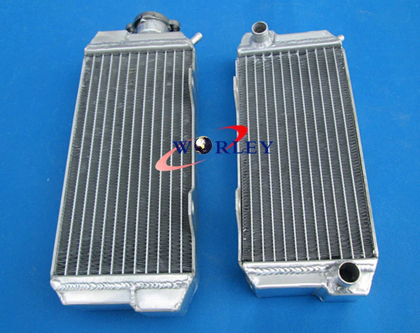 Aluminum Radiator & Hose for Honda ATV ATC250R 1985-1986 () Blue
