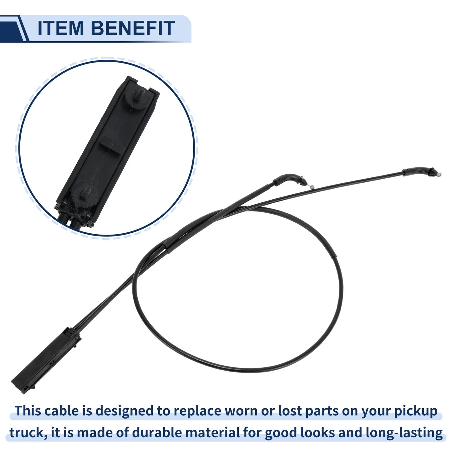 Hood Latch Release Cable for BMW 530e (2018–2023) No. 51237347414