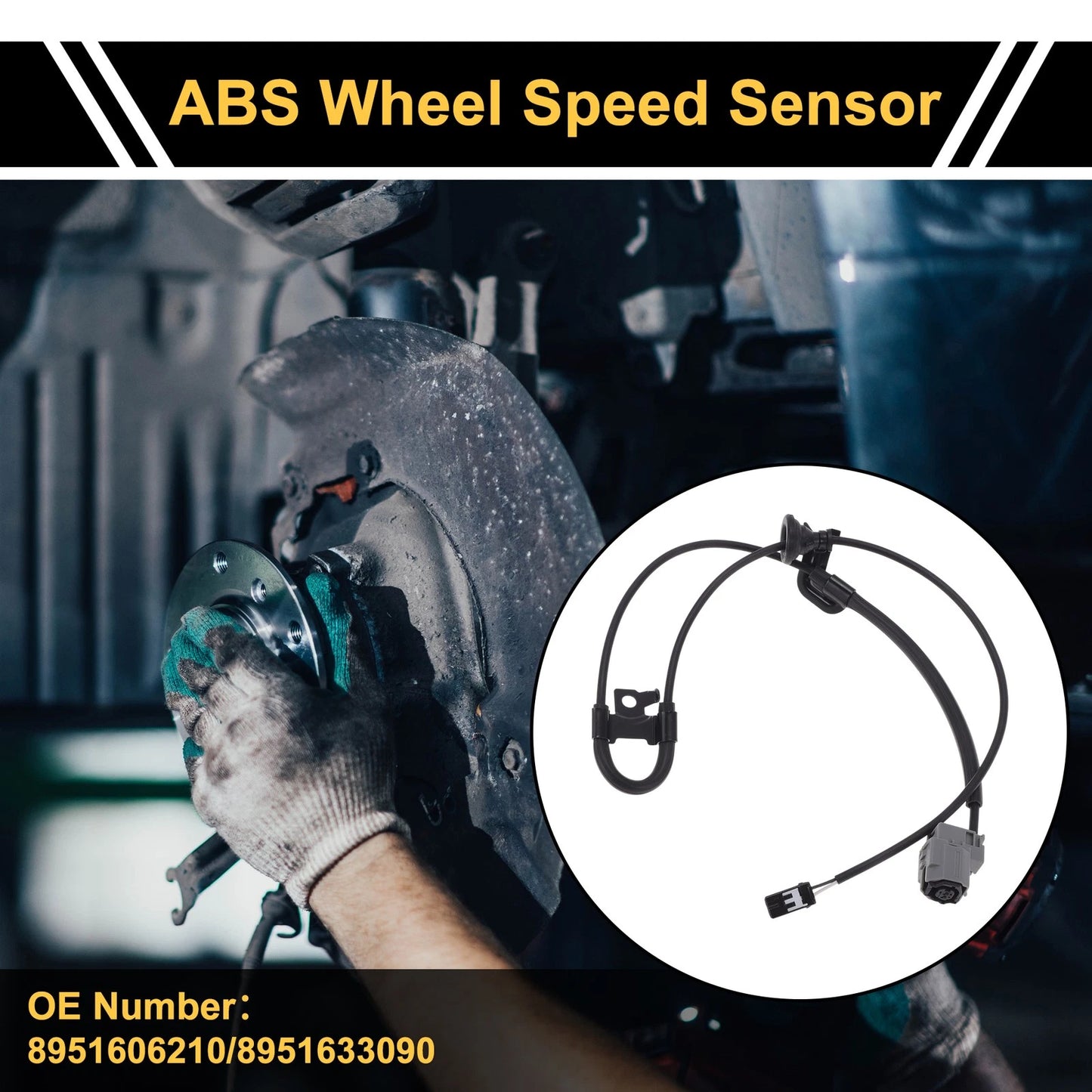 ABS Wheel Speed Sensor No. 8951606210 for Lexus ES 350 (2010–2013) Right Rear