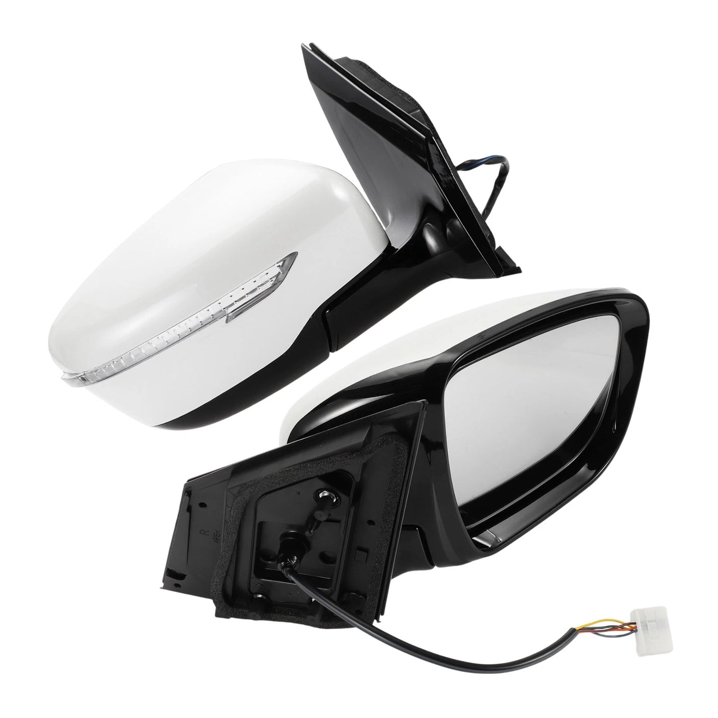 Right Side Door Mirror for Nissan Murano (2015–2020) Manual Folding White