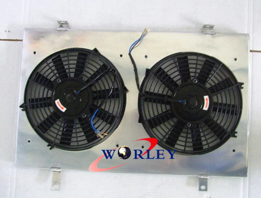 Aluminum Radiator Shroud & Fan for Nissan Skyline R33 R34 (1995–2002)