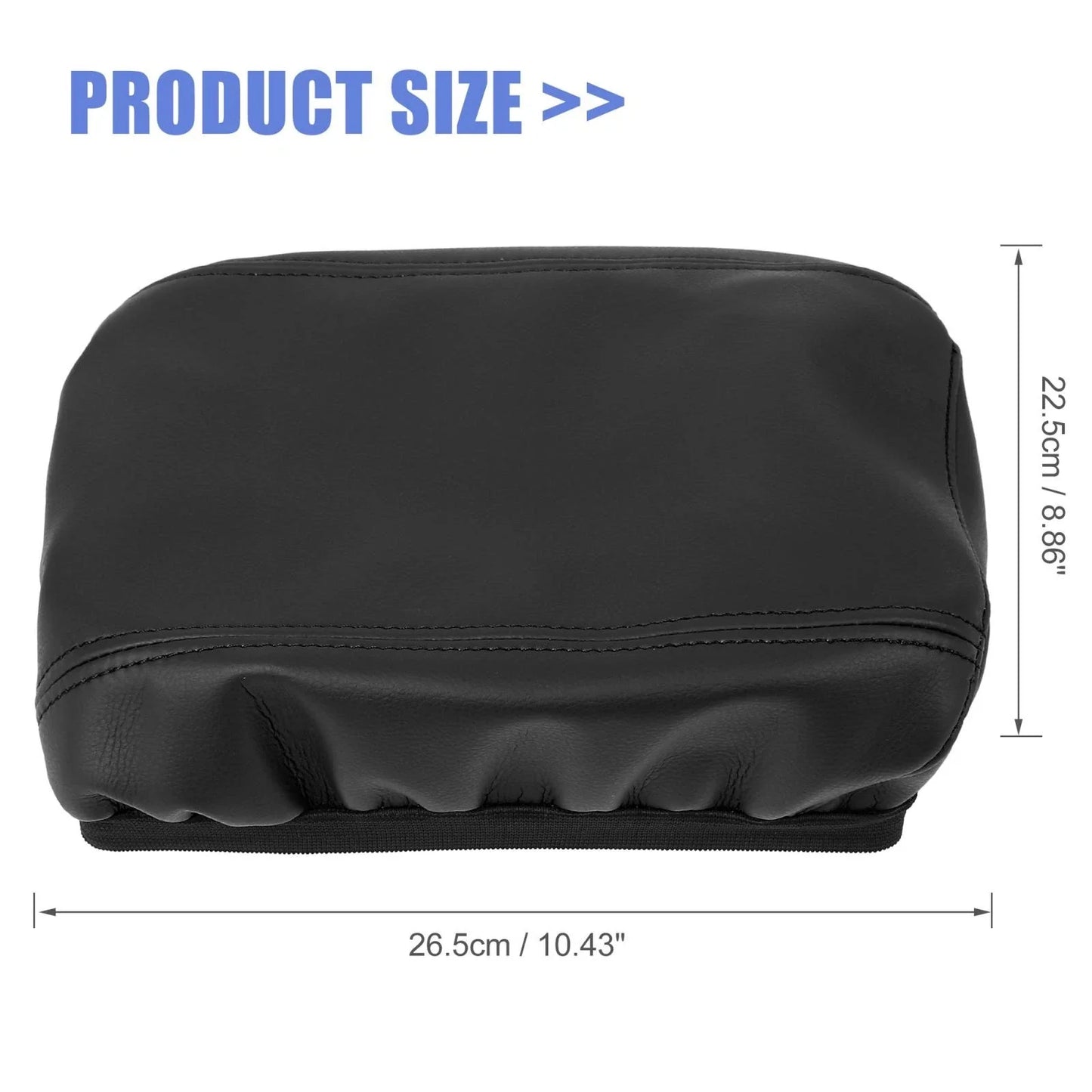 Center Console Lid Armrest Cover for Honda CR-V 2017-2021 Black Protector