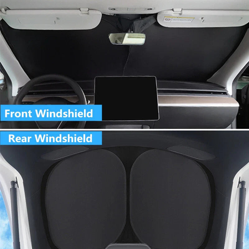 Side Window Glass Privacy Sunshade Blind for Tesla Model Y (2021–2024)
