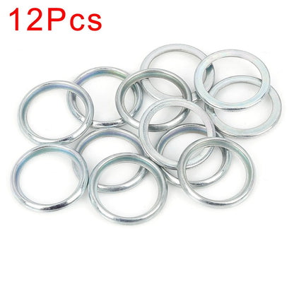 1 M16 Silver Tone Oil Drain Plug Gaskets for Subaru