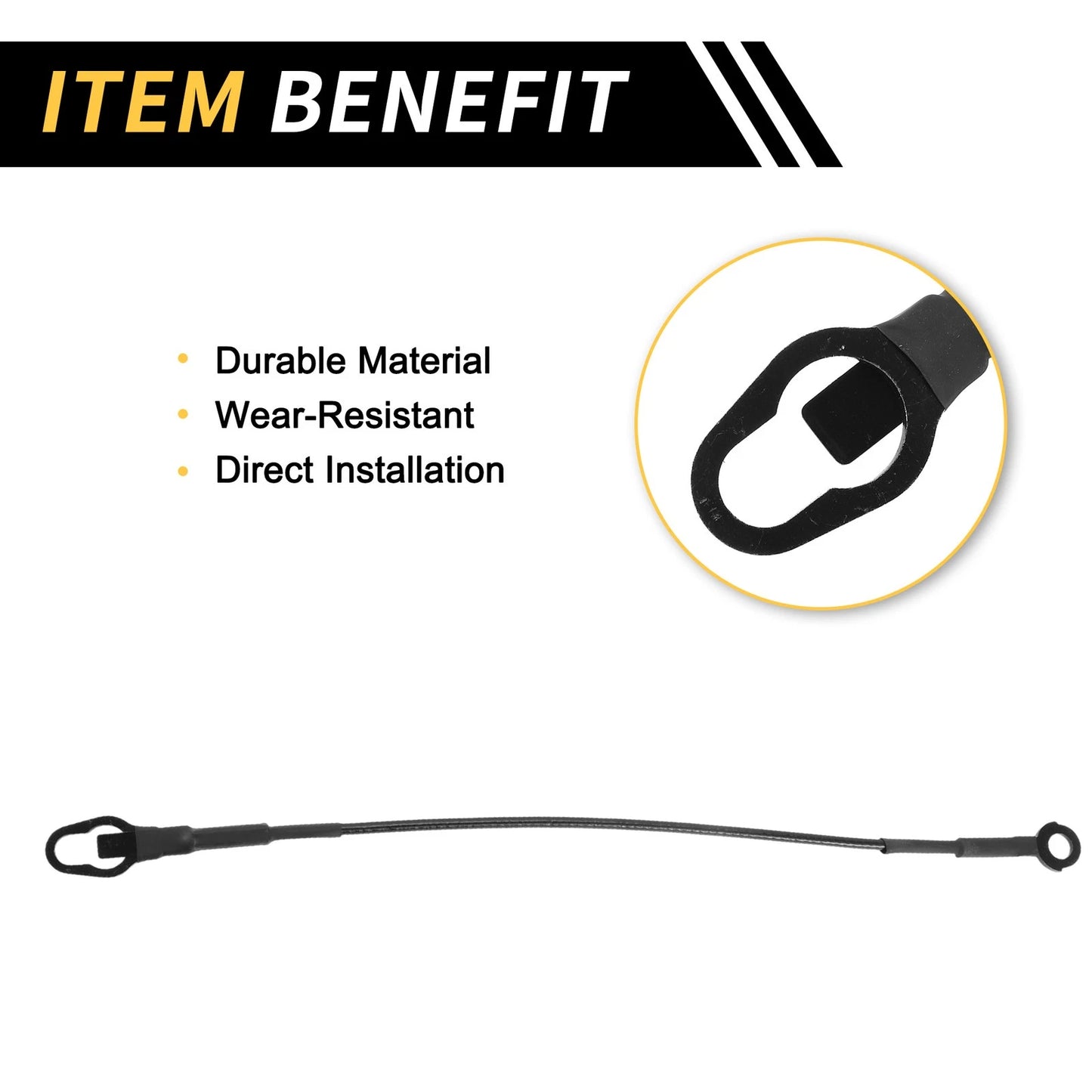 1 Pair Tailgate Cables for Ford F-150 F-250 F-350 (1997–2023)