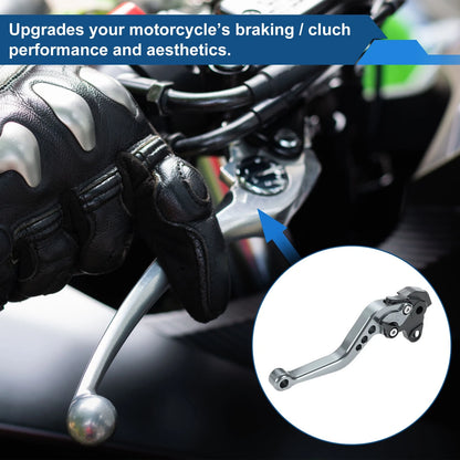 2X Long Brake Clutch Levers for Honda CBF1000 (2006–2010) Titanium Tone