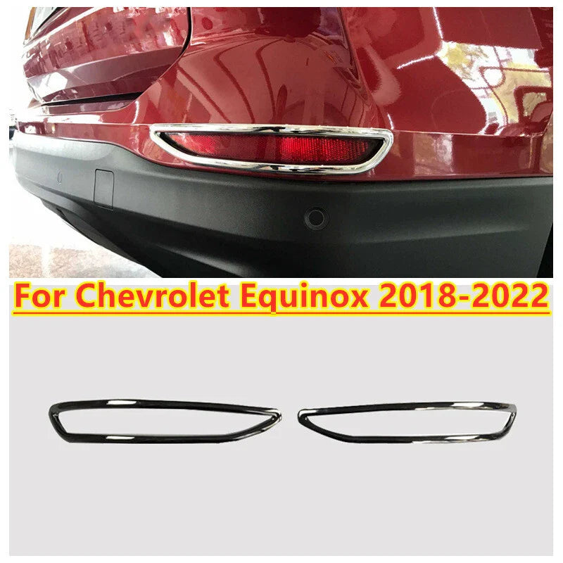 Chrome Tail Fog Light Frame Cover Trim for Chevrolet Equinox (2018–2022)