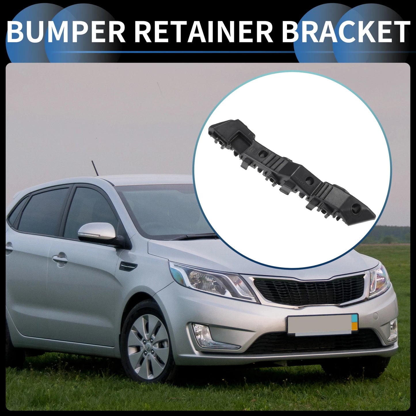 1pc Right Front Bumper Retainer Bracket No.86514H9000 for Hyundai Elantra (2021–2023)