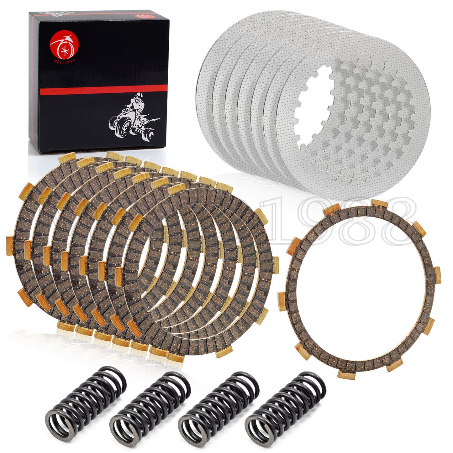 Clutch Friction Steel Plates Kit for Honda Shadow ACE 750 (1998–2003)