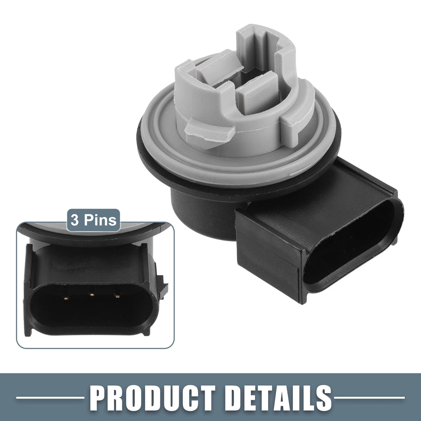 2X Rear Brake Turn Signal Light Bulb Socket 2U5Z-13411-DA for Ford F-150 (2009–2014)