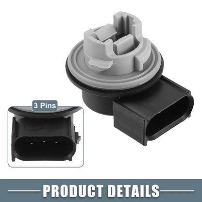 2X Rear Brake Turn Signal Light Bulb Socket 2U5Z-13411-DA for Ford F-150 (2009–2014)