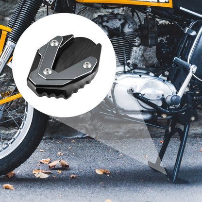 Kickstand Pad Set for Suzuki Jixer 250 SF (2018–2023) Titanium Tone