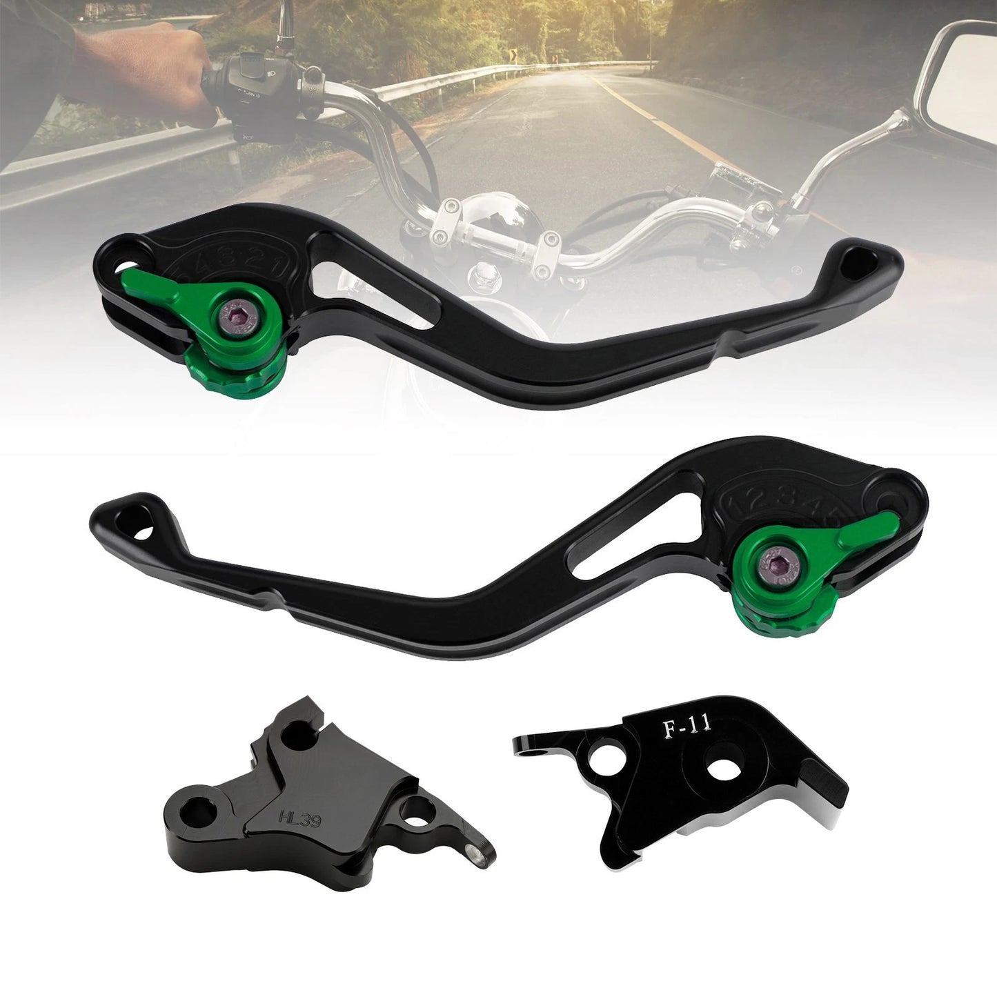 Neuf Court Leviers Frein Embrayage for CFMOTO 800NK (2023) Noir