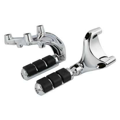 Chrome Passenger Footpeg Mount Bracket for Harley Sportster (2014-2022)