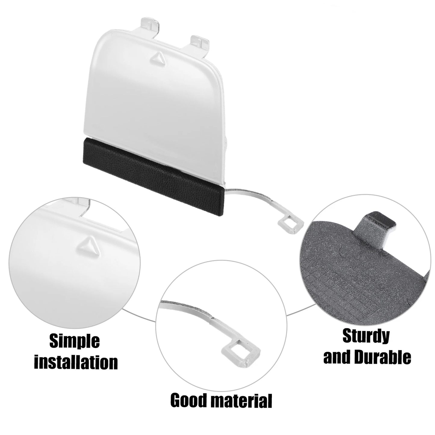Tow Hook Cover for Mercedes-Benz GLA 45 AMG (2015–2020) White
