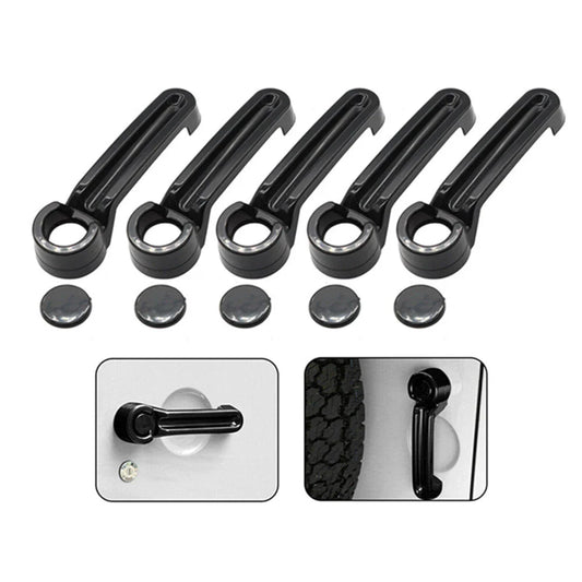 5Pcs Door Handle Cover Trim for Jeep Wrangler (2007-2018)