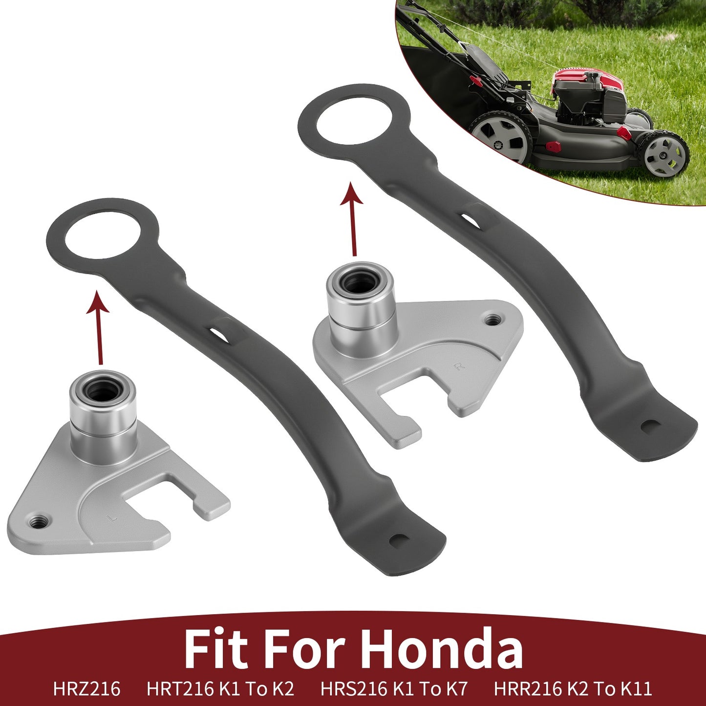 Rear Tire Pivot Set with Adjuster Arm for Honda