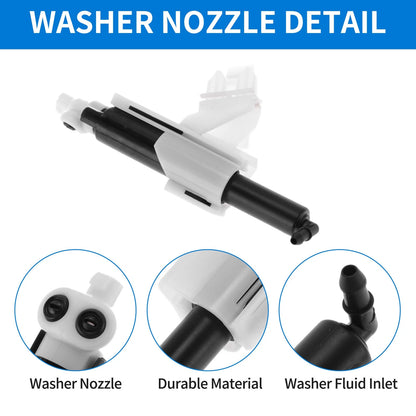 Right Driver Side Headlight Washer Nozzle for Ford Mondeo MK4 (2007–2014)