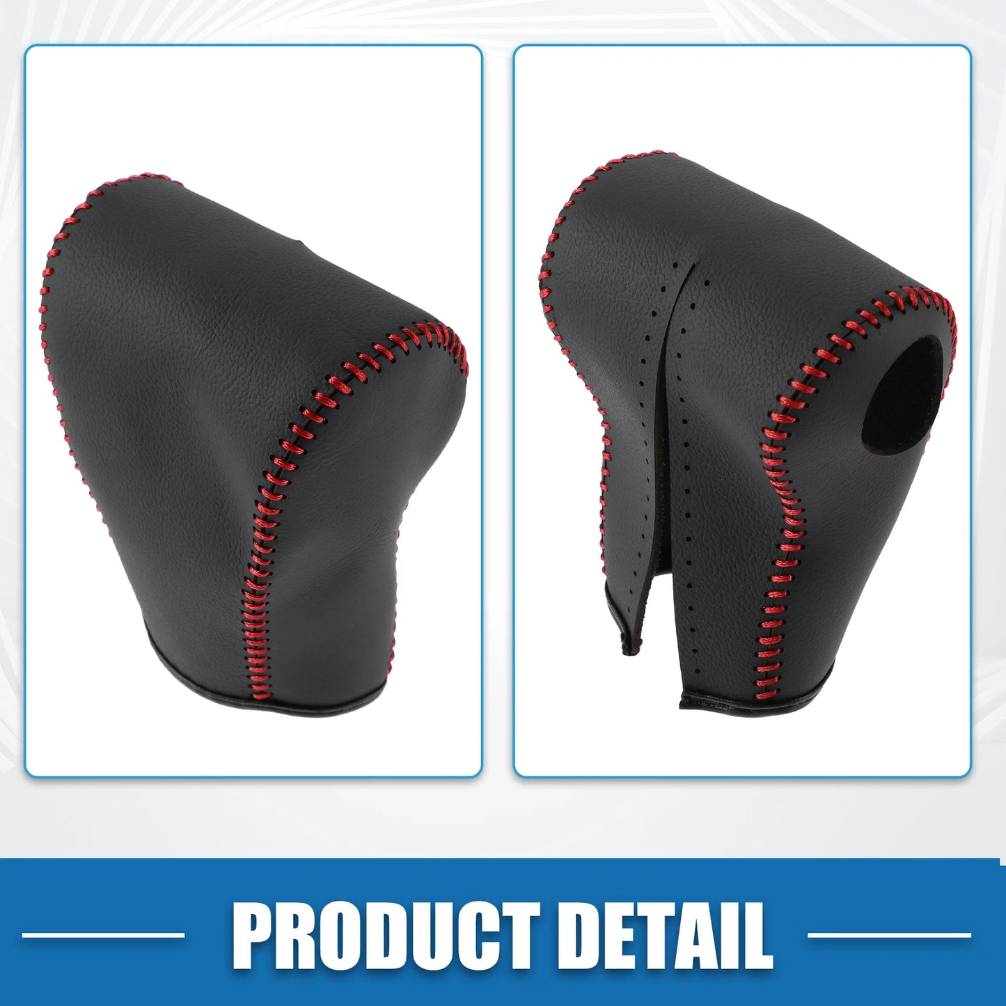 Gear Shifting Knob Cover for Hyundai Tucson (2006–2013) Black Red