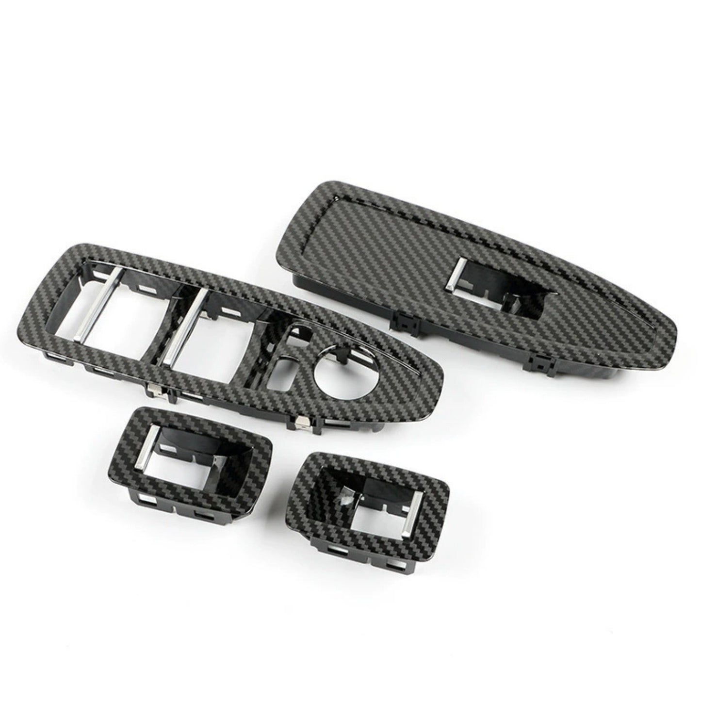 Carbon Fiber Door Power Window Switch Panel for BMW 3 Series (2013–2018)