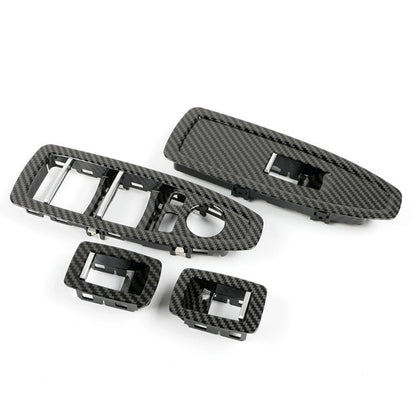 Carbon Fiber Door Power Window Switch Panel for BMW 3 Series (2013–2018)