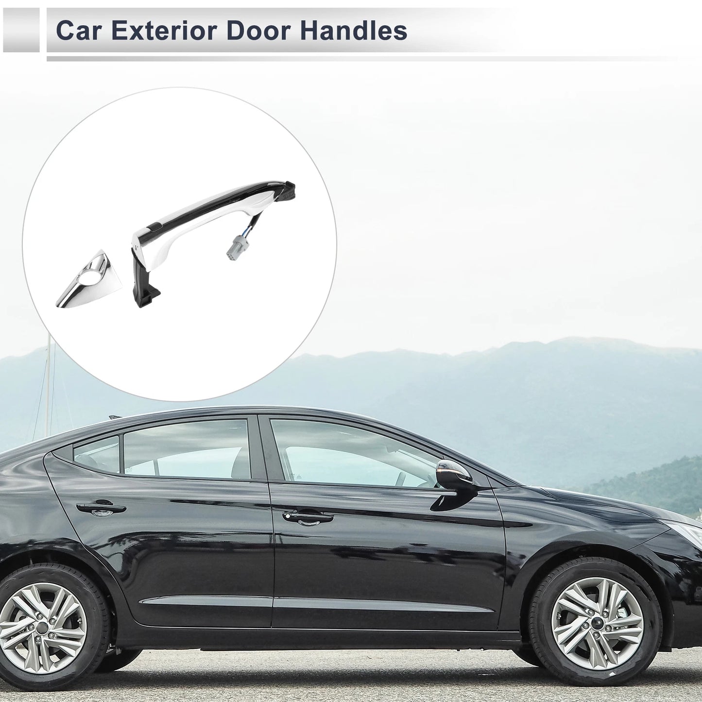 Front Left Door Handle for Hyundai Elantra (2011–2016) No. 82651-3X210
