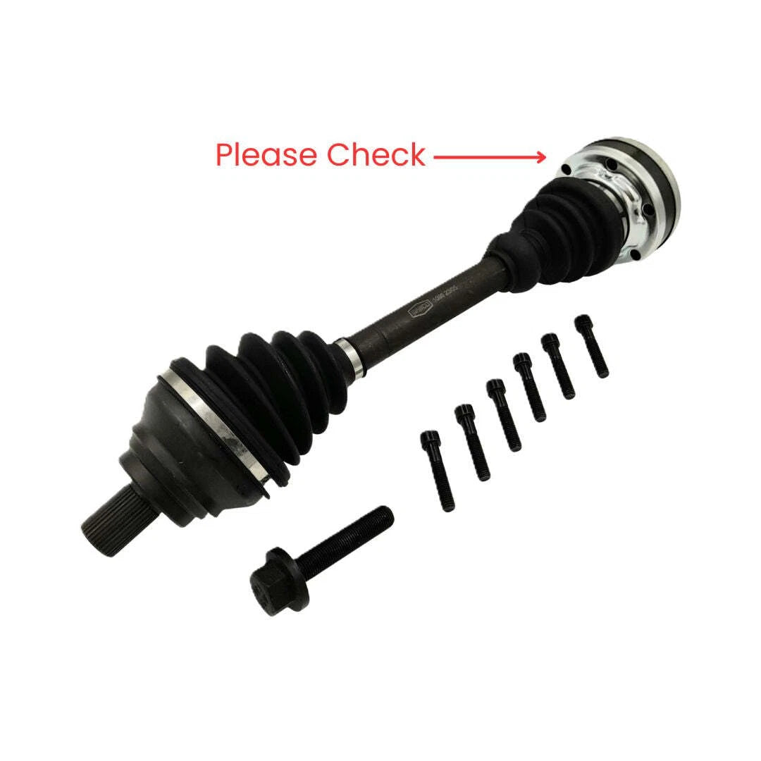 Left CV Axle Drive Shaft for Audi A3 VW Bora Golf Jetta Passat (2000–2016)