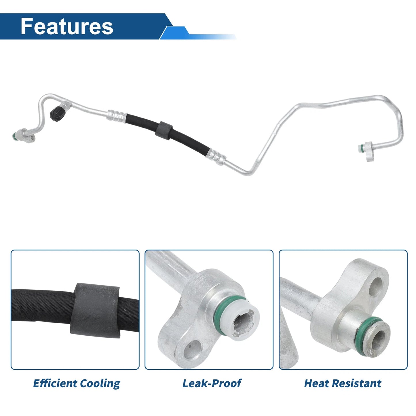 A/C Refrigerant Liquid Hose for Mercedes-Benz E-Class (2009–2016) No. 2128302316