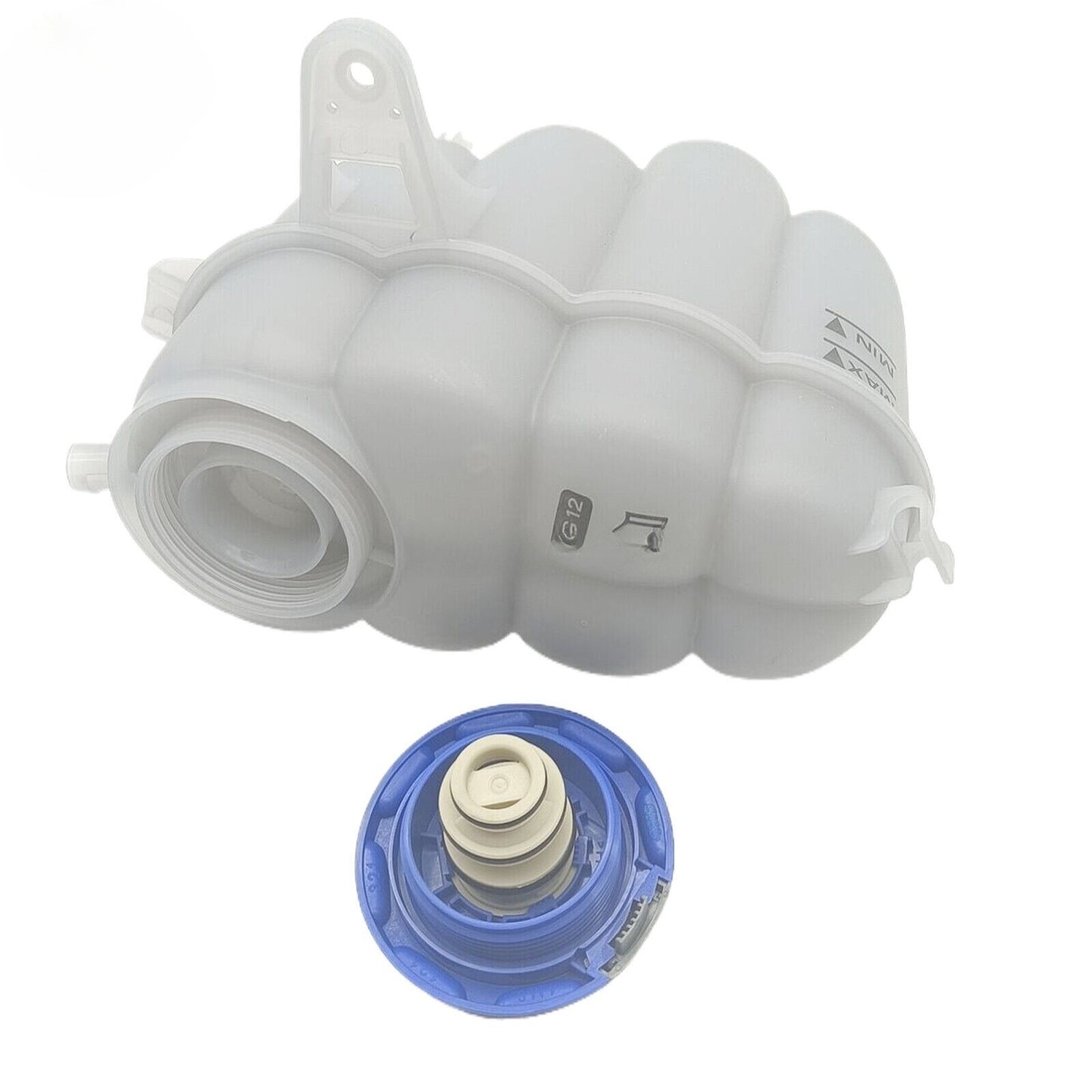 Engine Coolant Reservoir Overflow Tank with Cap for Audi A4 Quattro A5 (2017–2020)