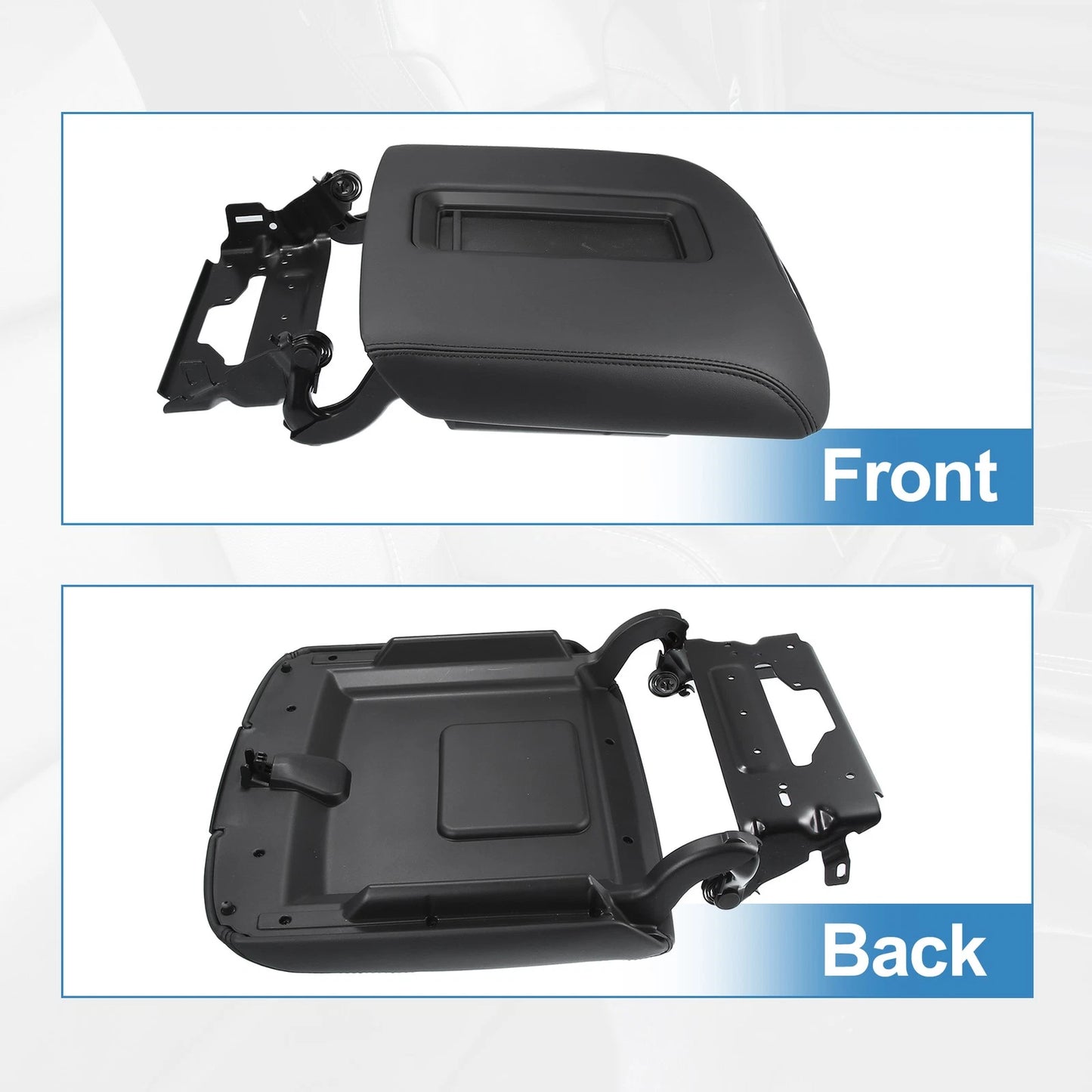 Center Console Armrest Lid Cover with Bracket for Chevy Silverado