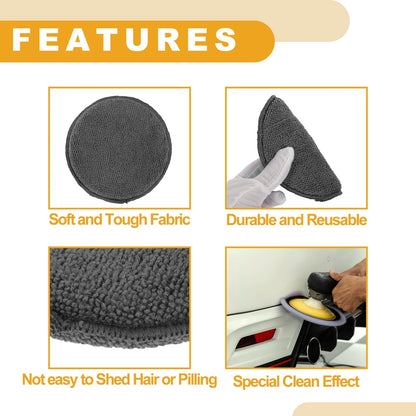 6 Pcs Polishing Buffing Pad for Auto (Universal)