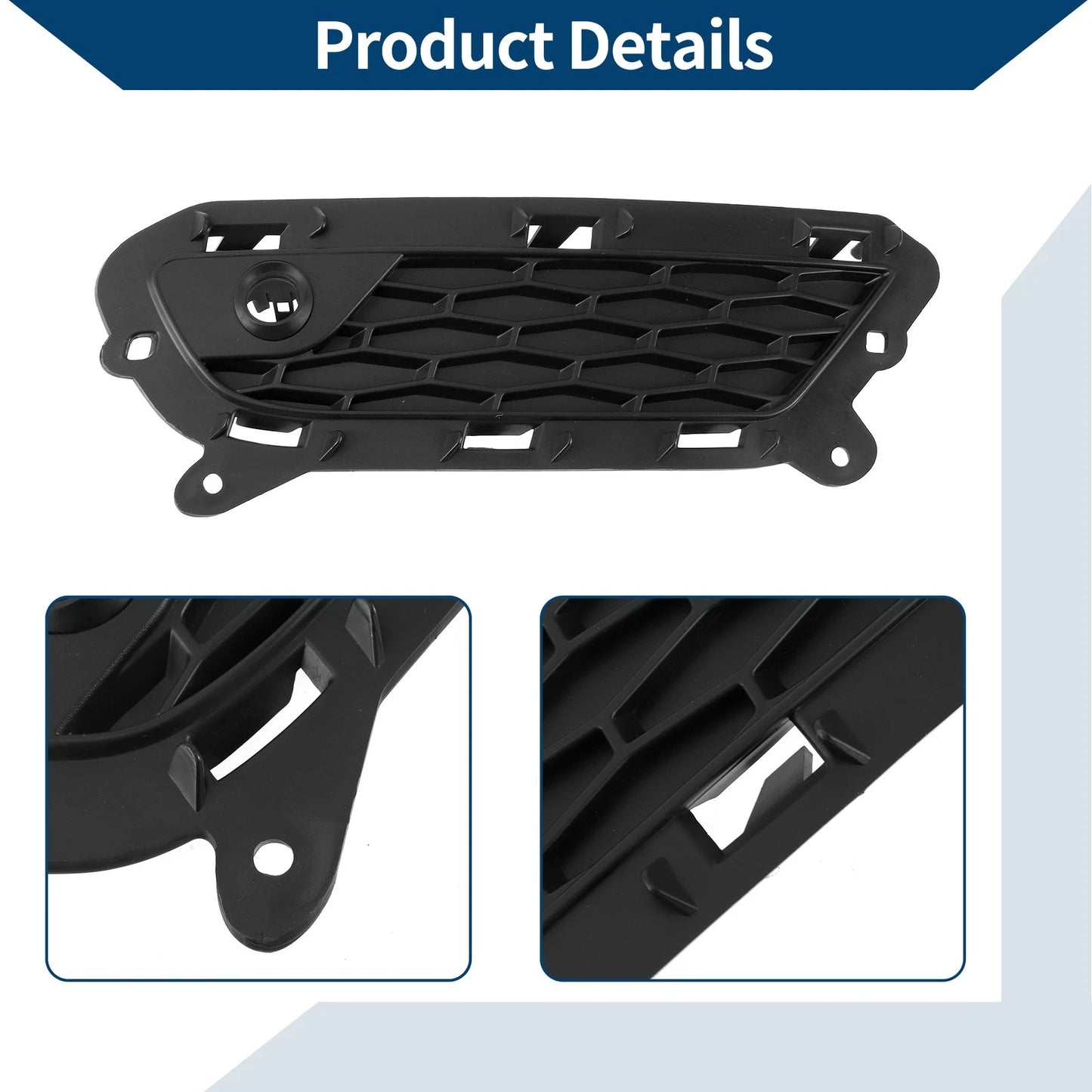 1 Pc Front Right Fog Light Grill for Land Rover Range Rover Evoque (2012–2018) No.LR074208