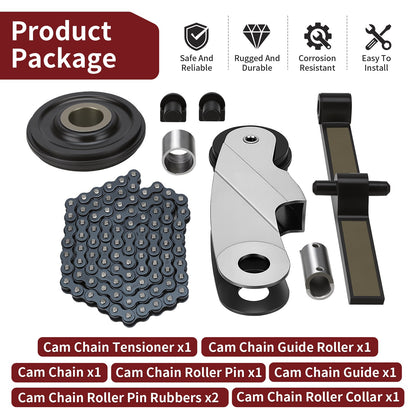 Cam Timing Chain Tensioner Guide Roller Kit for Honda CB750 (1972–1978)