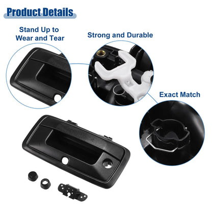 Tailgate Handle Liftgate Latch for Chevrolet Silverado, GMC Sierra (2016-2019)
