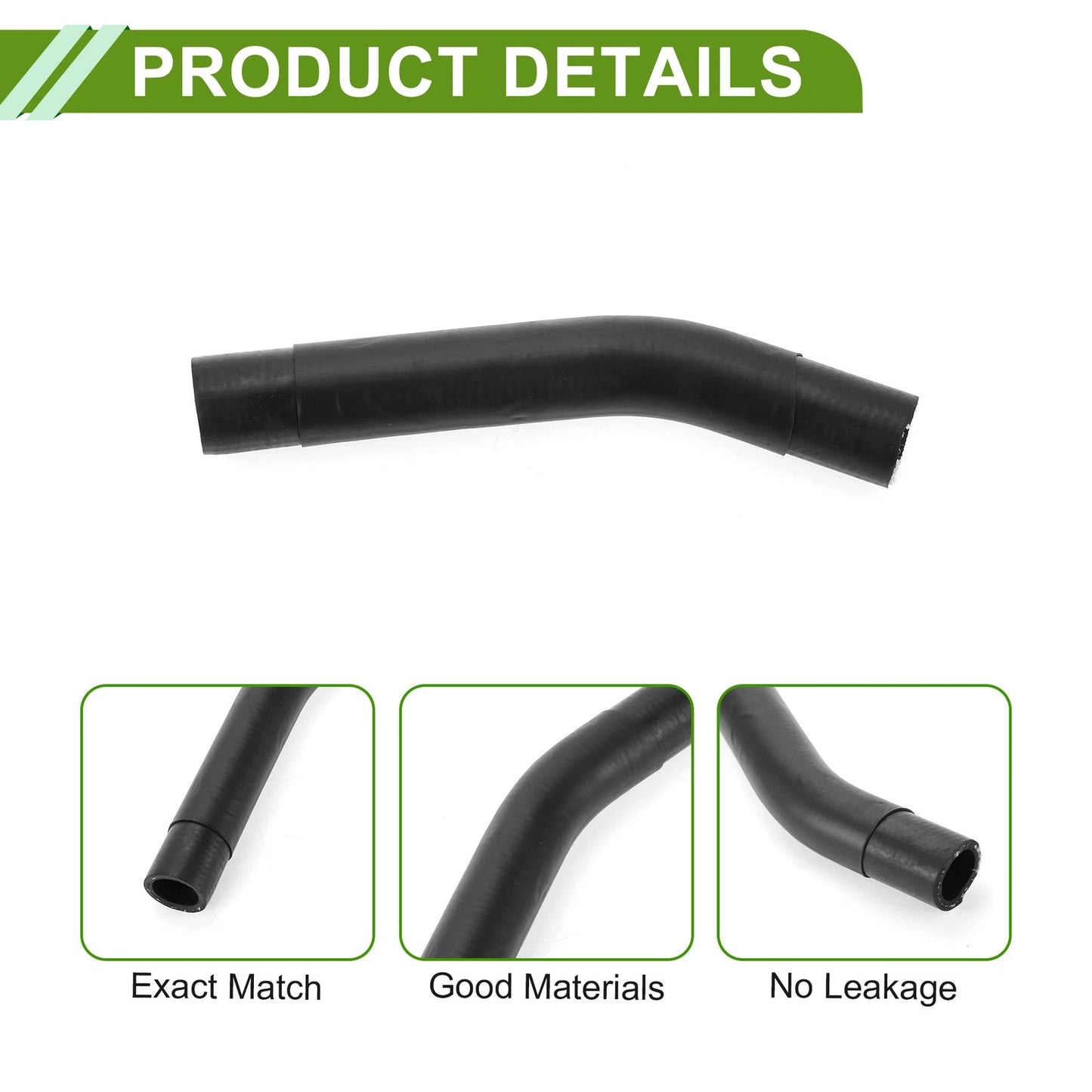 HVAC Heater Hose for Toyota Highlander 3.3L (2001–2010) No. 1626120010 Rubber