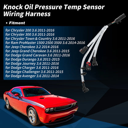 Knock Oil Pressure Temp Sensor Wiring for Dodge Durango (2011–2015) No.5148105AH